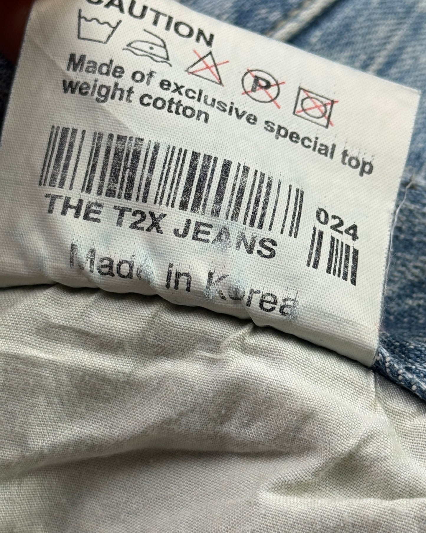 2000's T2X Korean Archive Baggy/Bootcut Jeans *very rare 32x34 (M)