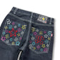 2000's Ice Point Straight/Baggy Jeans Women's *rare 26x30 (XS)