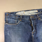 1990's Sabotage German Techno Baggy/Bootcut Jeans *extremely rare 36x34 (XL)