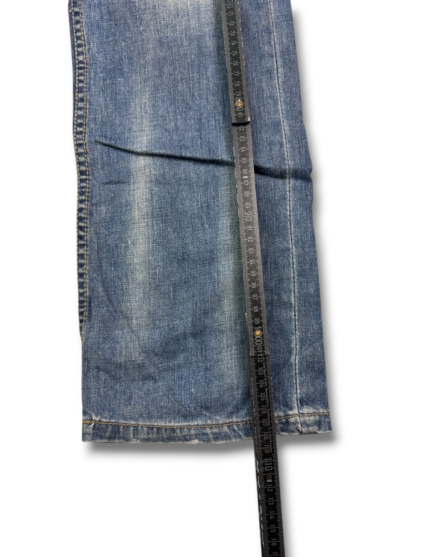 2000's Tough Japanese Straight Japanese Jeans *very rare 30x32 (M)