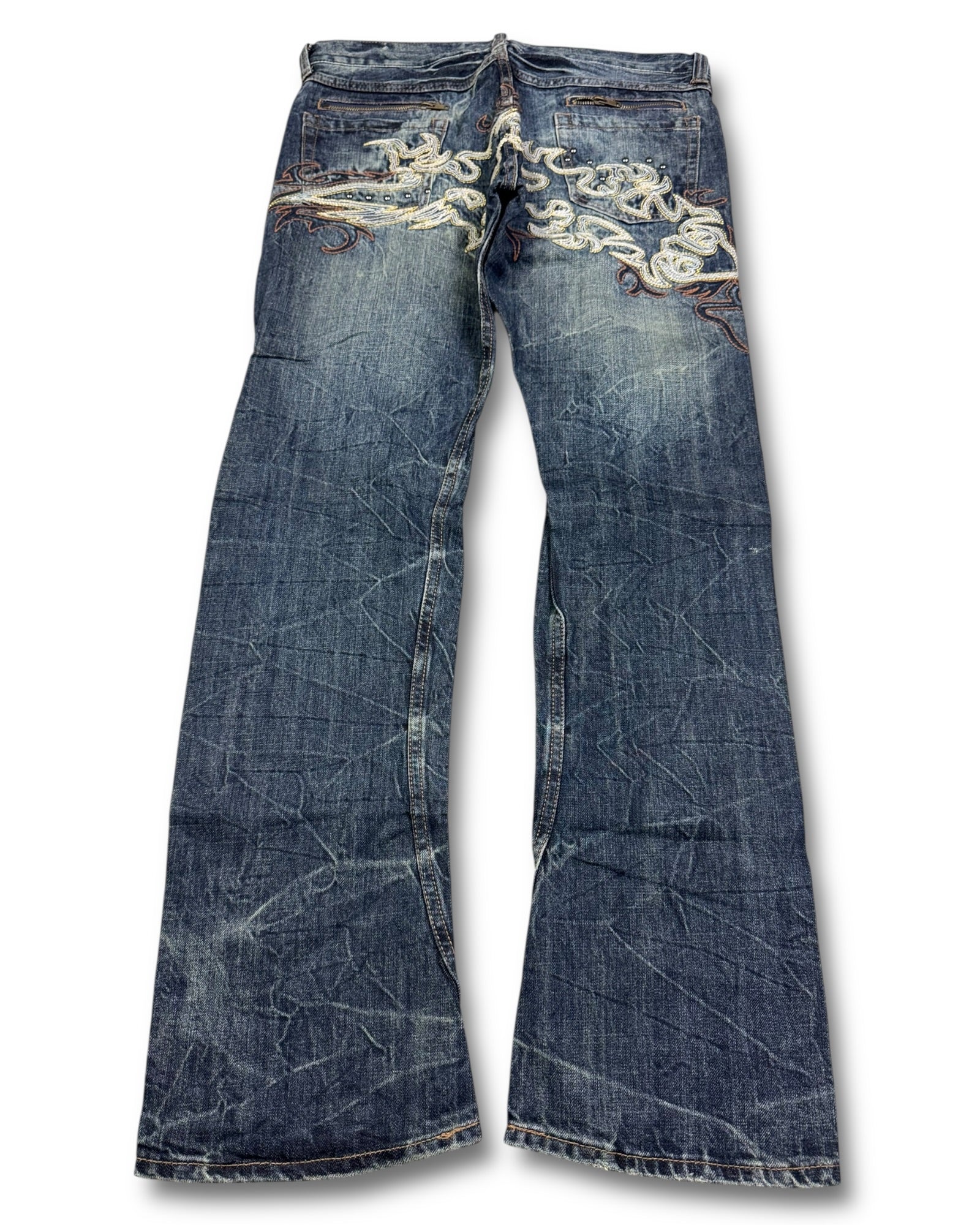 2000's Oririn Japanese Straight Jeans *very rare 32x30 (M)