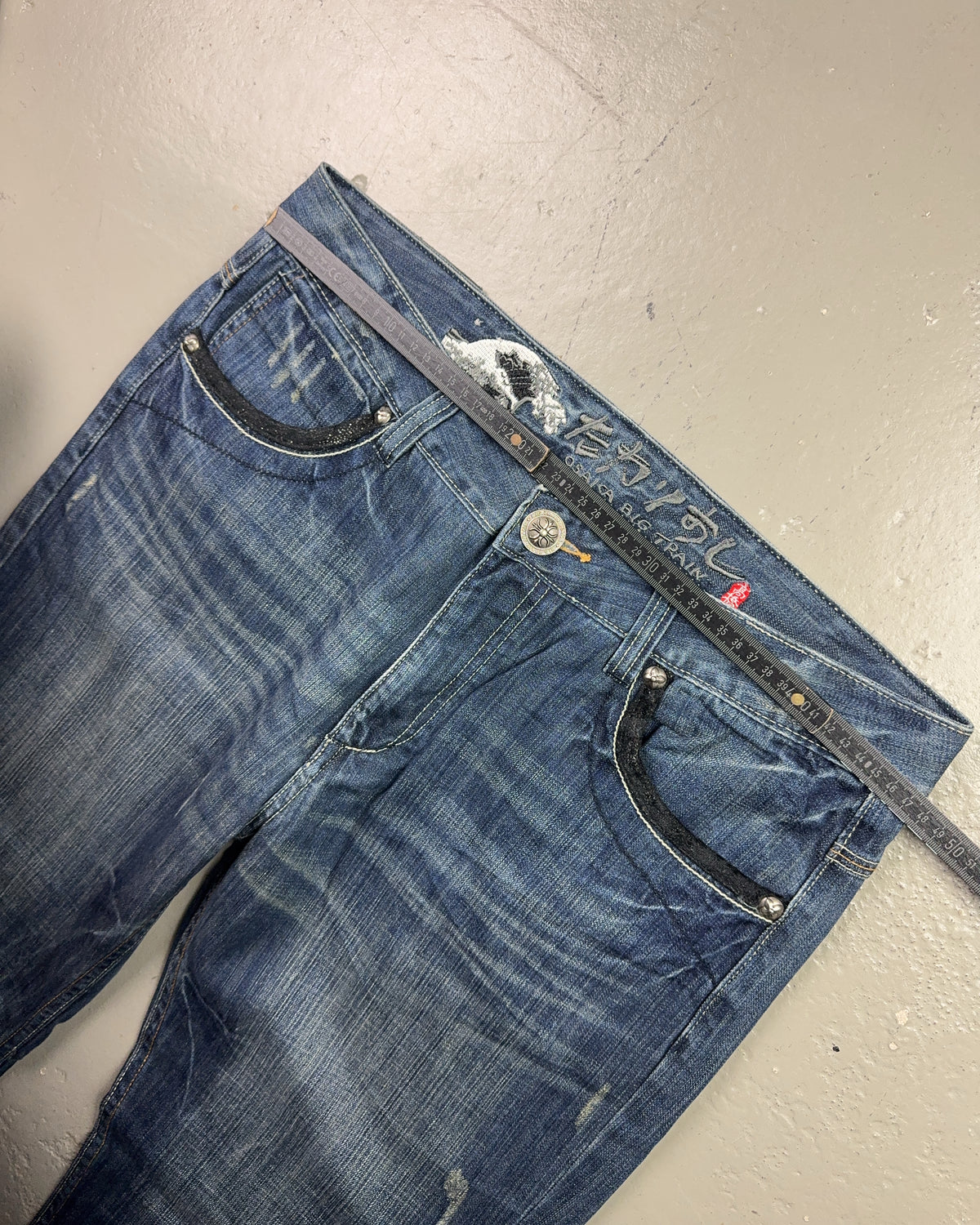 2000's Osaka Big Train Japanese Baggy Jeans *very rare 37x34 (XL)