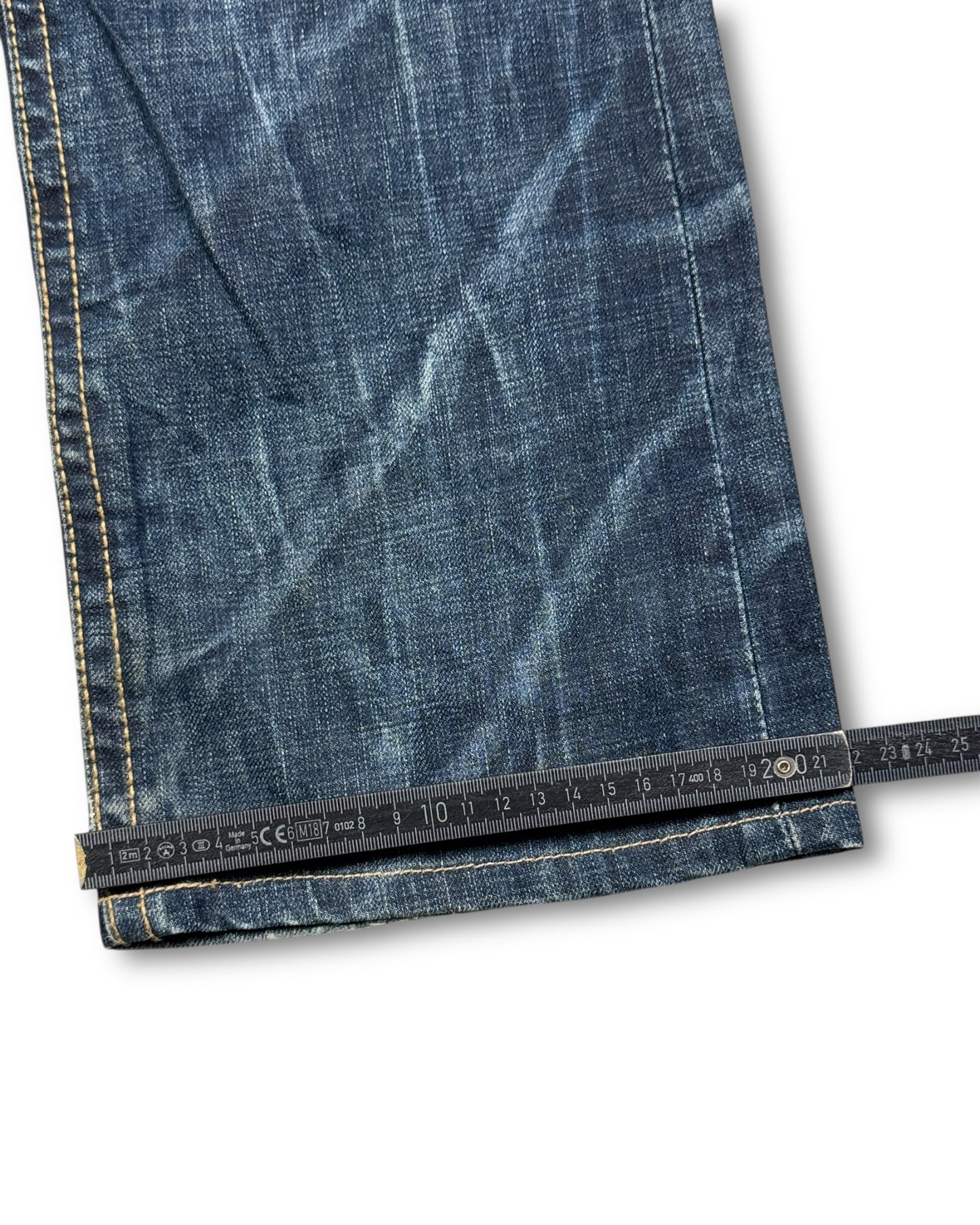 2000's Lolita Straight/Baggy Japanese Archive Jeans *extremely rare 31x30 (M)