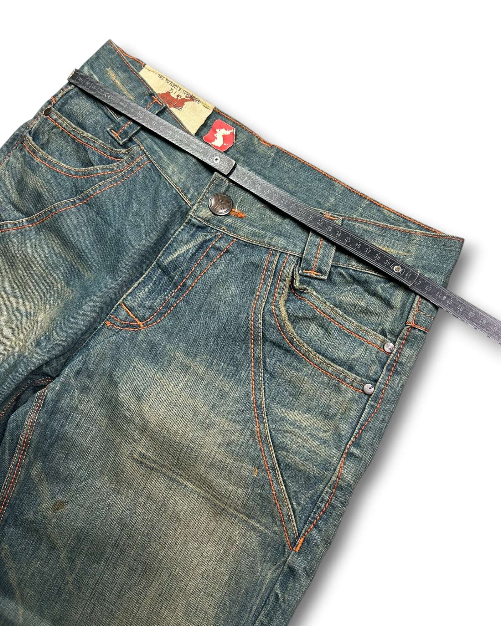 2000's Korean Archive Baggy/Bootcut Jeans *very rare 32x30 (M)