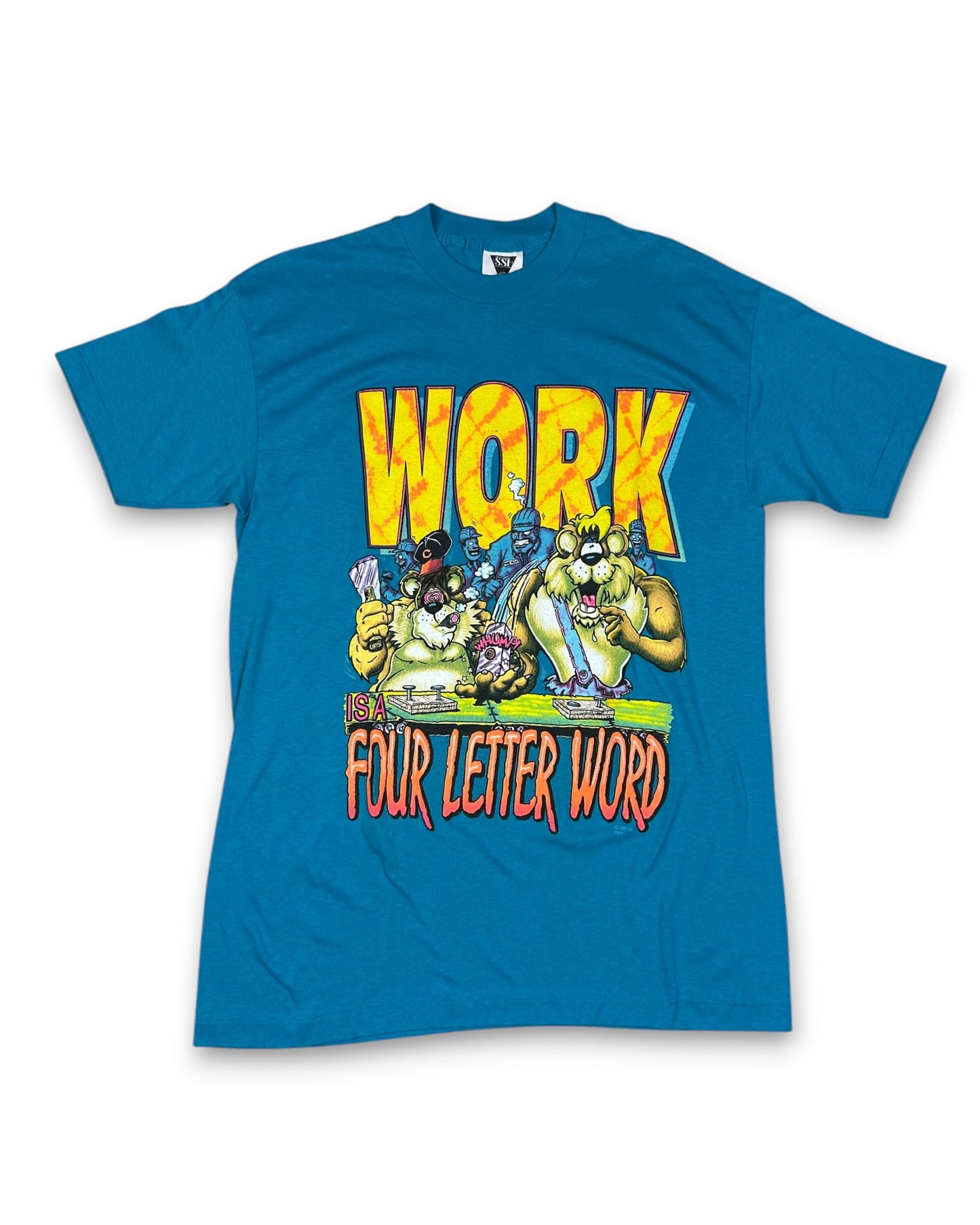1990's Work T-shirt *very rare (L)