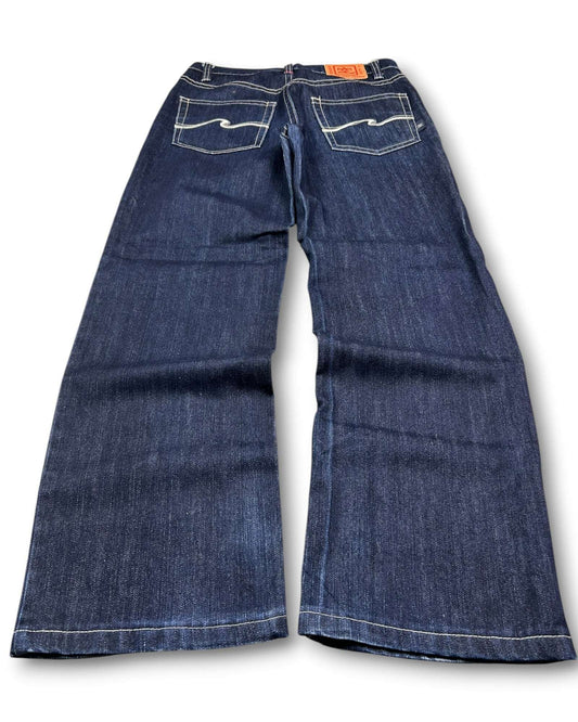 2000's Blue Way Jeans Baggy Japanese Jeans *rare 30x32 (M)