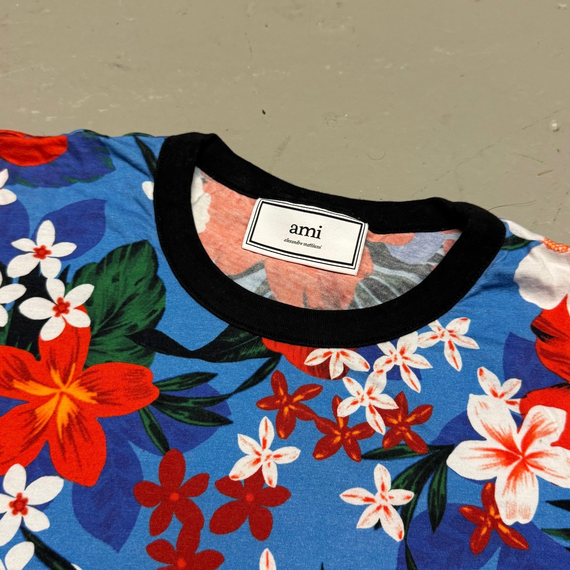 Ami Alexandre Matiussi Flower Shirt (S) - Lennys Vintage