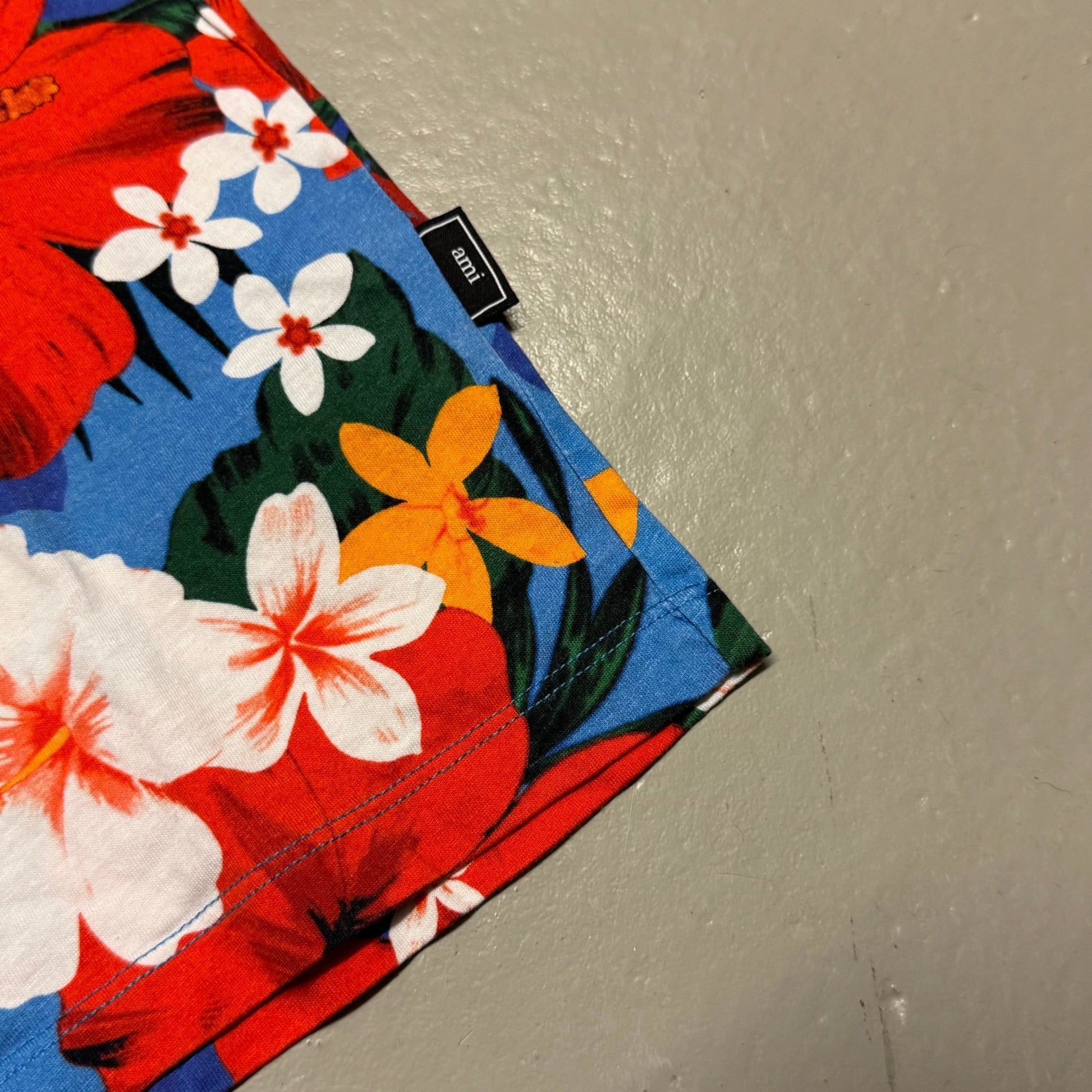 Ami Alexandre Matiussi Flower Shirt (S) - Lennys Vintage