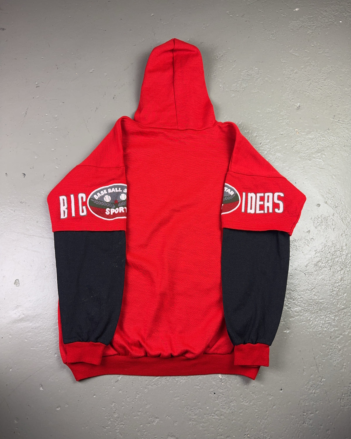 1990's Amercian Baseball Hoodie * (XL)