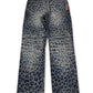 2000's Coandllu Straight Leo Print Jeans *rare 32x30 (M)