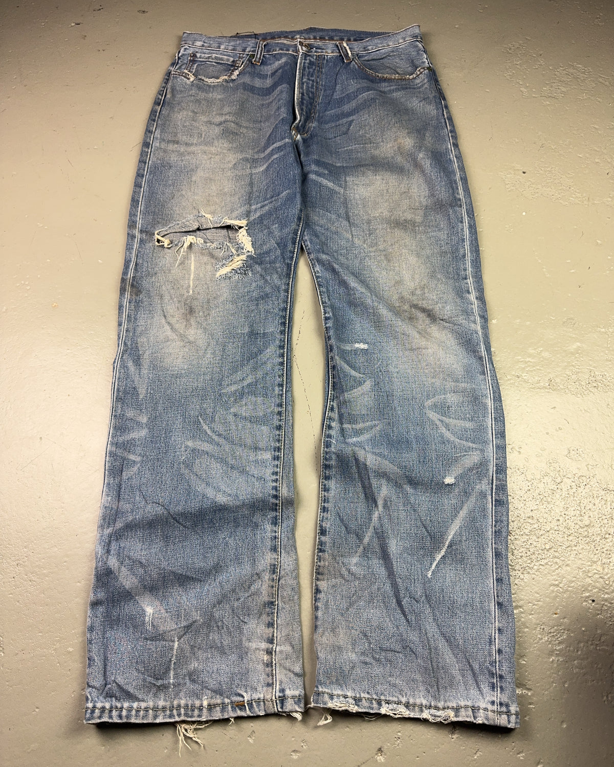 1970's Levi's Big E 501 Straight/Baggy Jeans *extremely rare 34x34 (L)