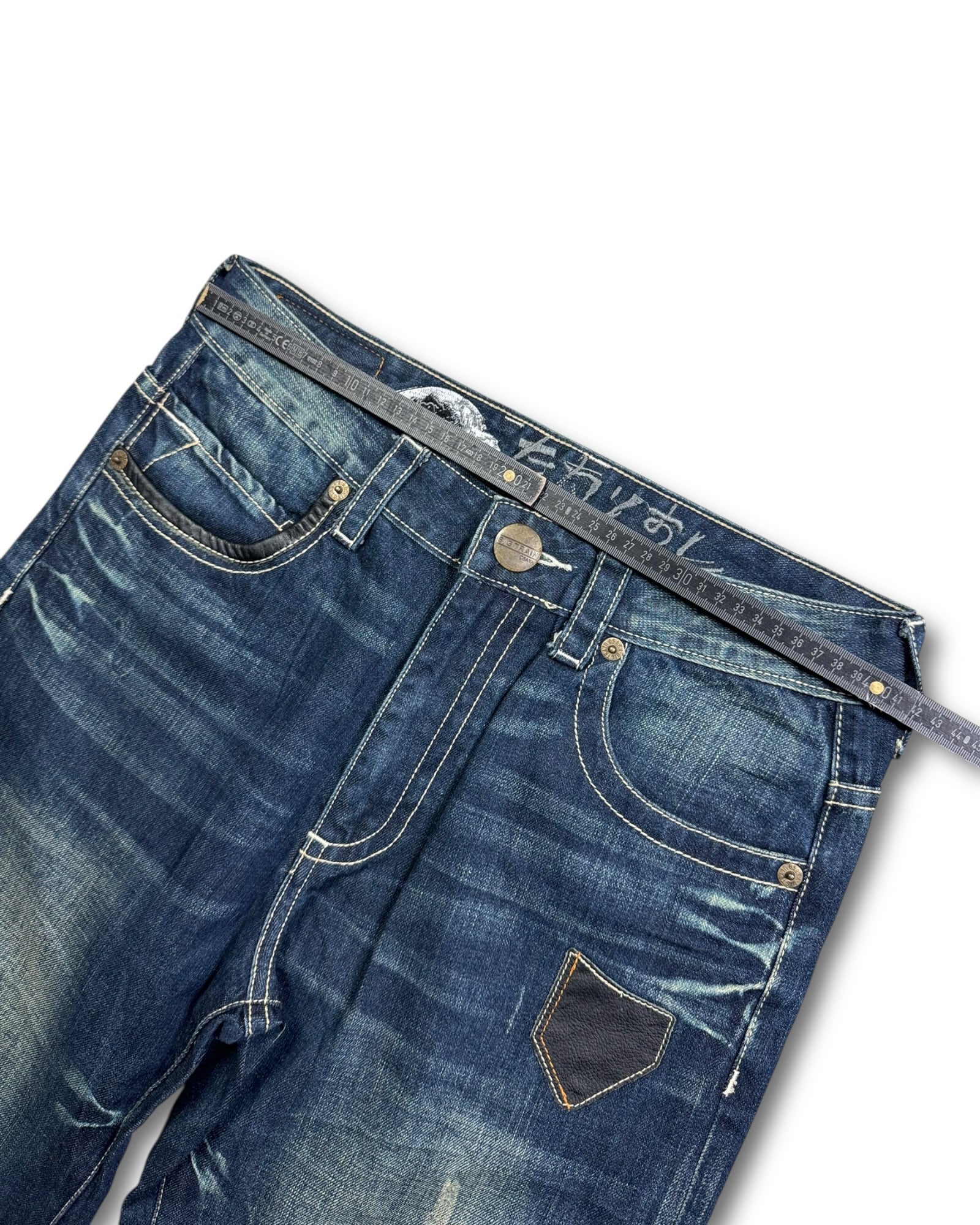 2000's Big Train Straight/Baggy Japanese Jeans *very rare 30x34 (M)