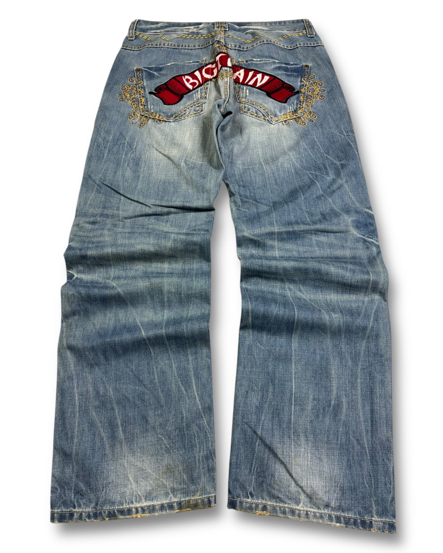 2000's Big Train Baggy Japanese Archive Jeans *very rare 36x34 (XL)