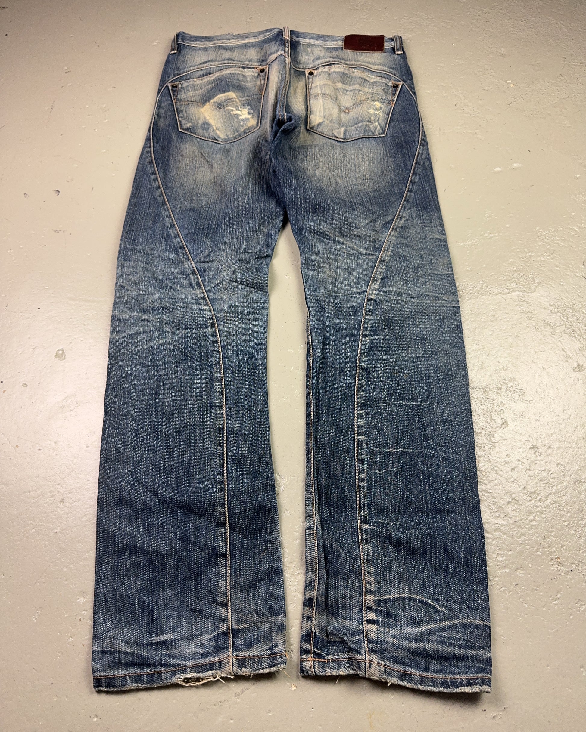 2000's 2#1 Japanese Archive Straight Jeans *extremely rare 32x32 (M)