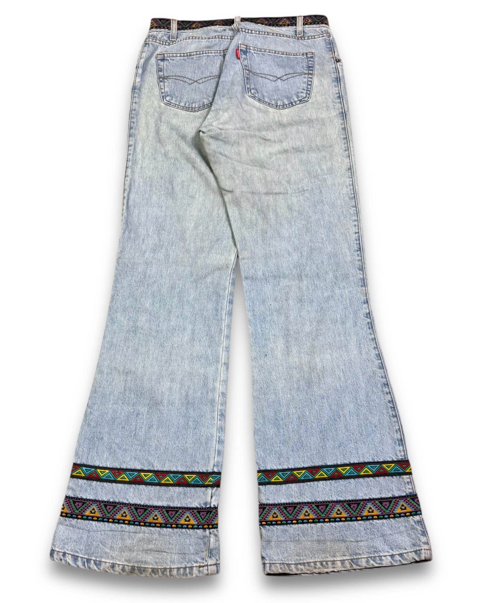 1990's Skelton Flared Jeans Women's * 30x32 (M)