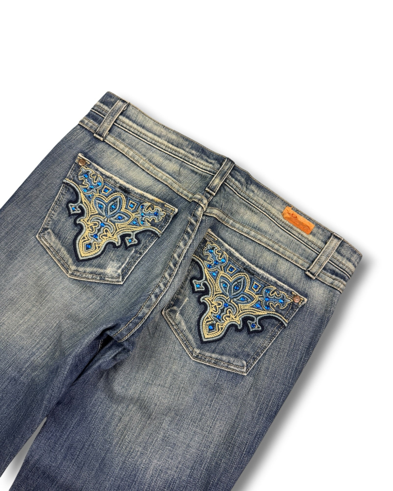 2000's Plastic by GLY Low Waist/Bootcut Jeans *rare 30x30 (M)