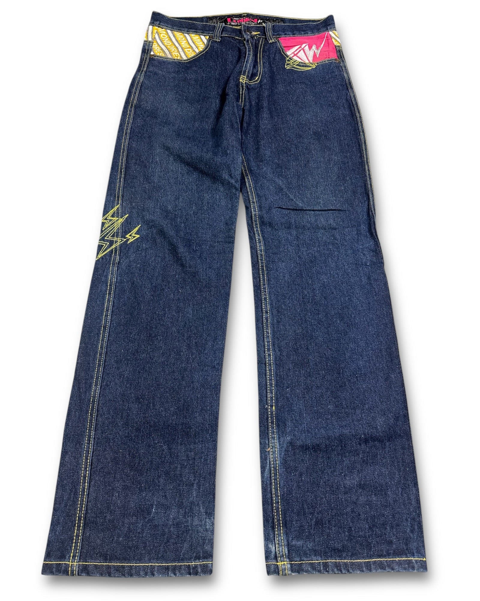 2000's Double D Straight/Baggy Japanese Jeans *very rare 30x32 (M)