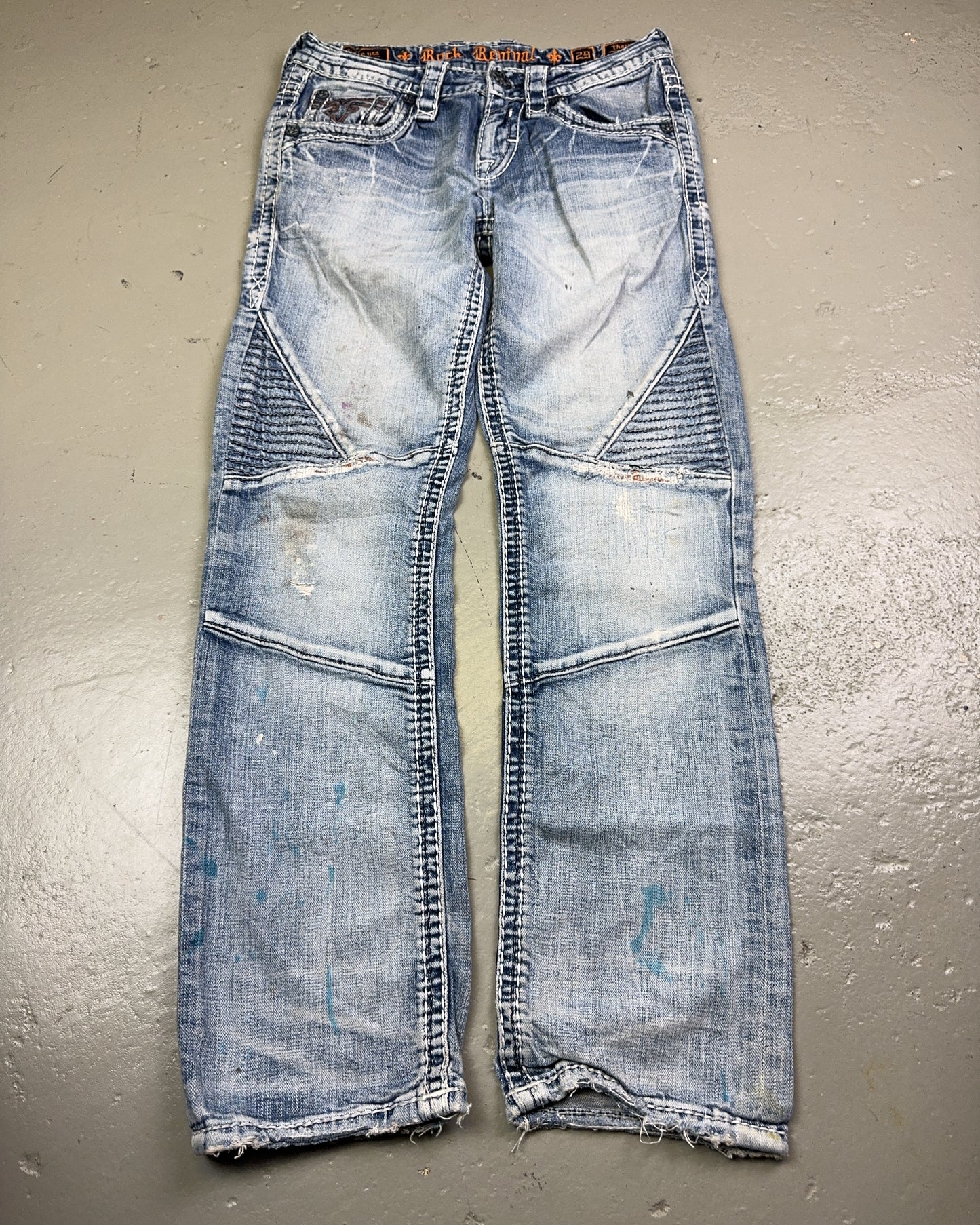 2000's Rock Revival Straight Jeans *rare W29 (S)