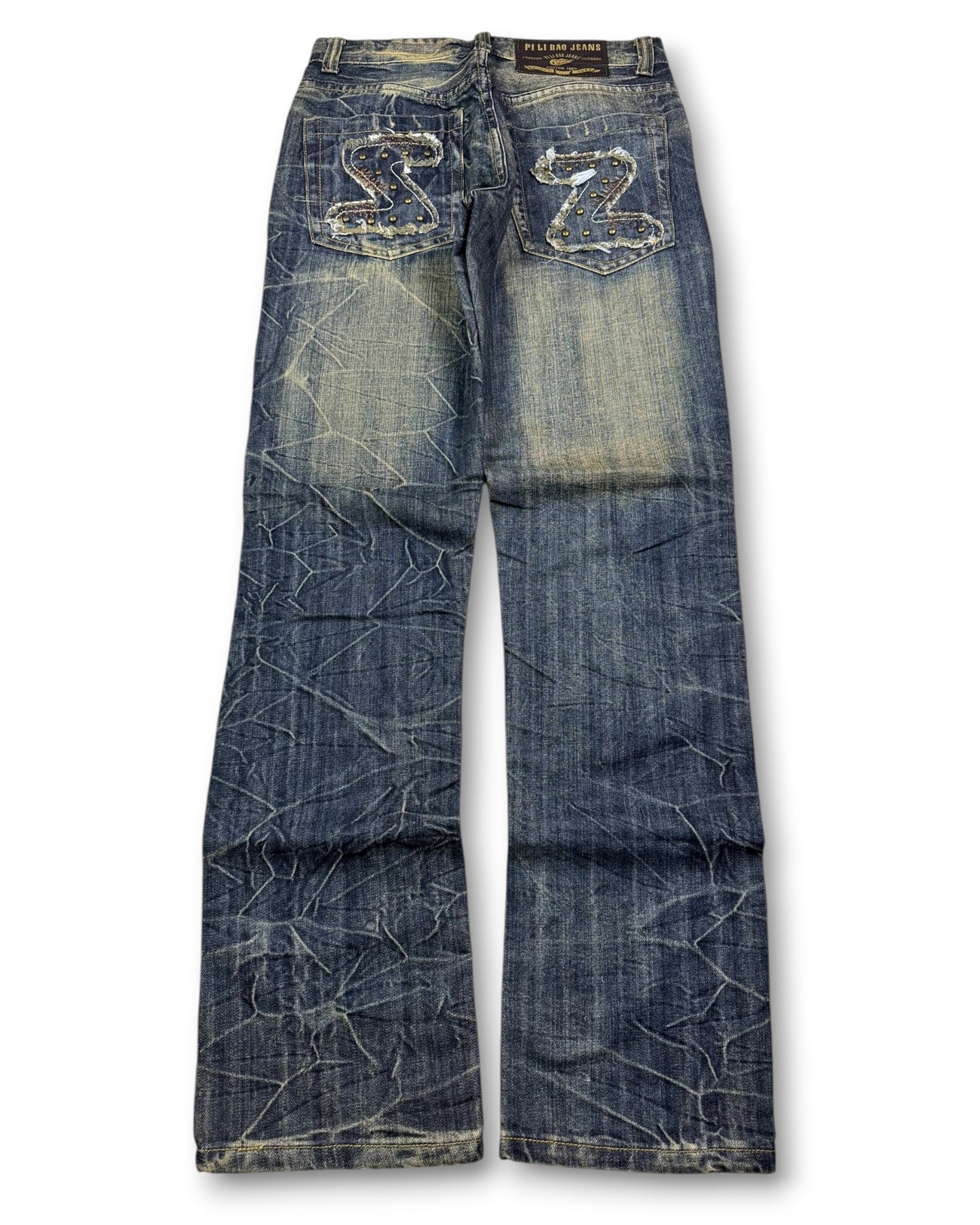 2000's Pili Bao Jeans Japanese Straight Jeans * 28x32 (S)