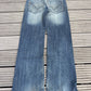 2000's Osaka Big Train Japanese Straight/Baggy Jeans *rare 34x32 (L)