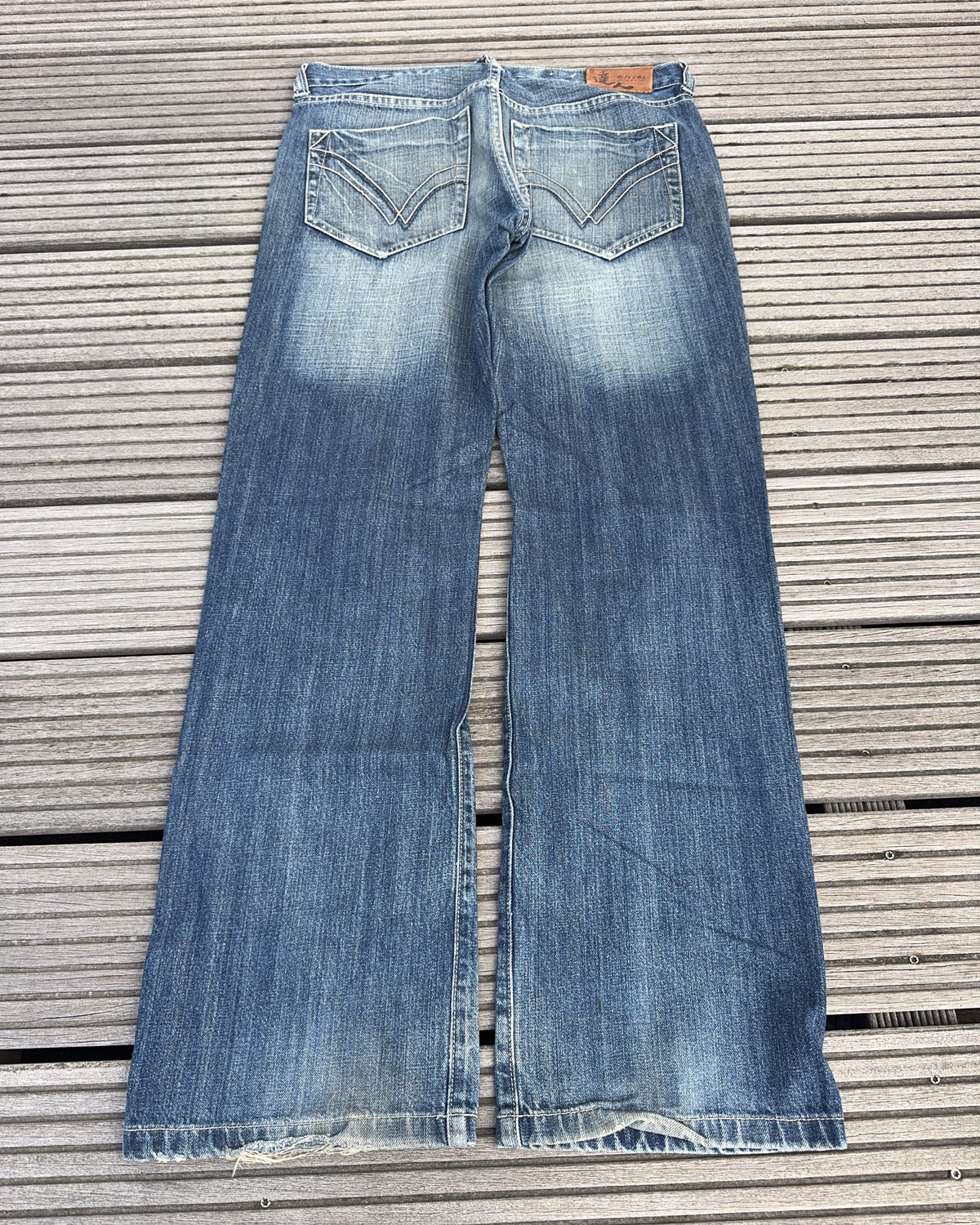 2000's Osaka Big Train Japanese Straight/Baggy Jeans *rare 34x32 (L)