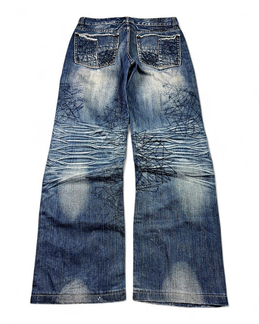 2000's Stockton Japanese Straight/Baggy Jeans *very rare 32x32 (M)