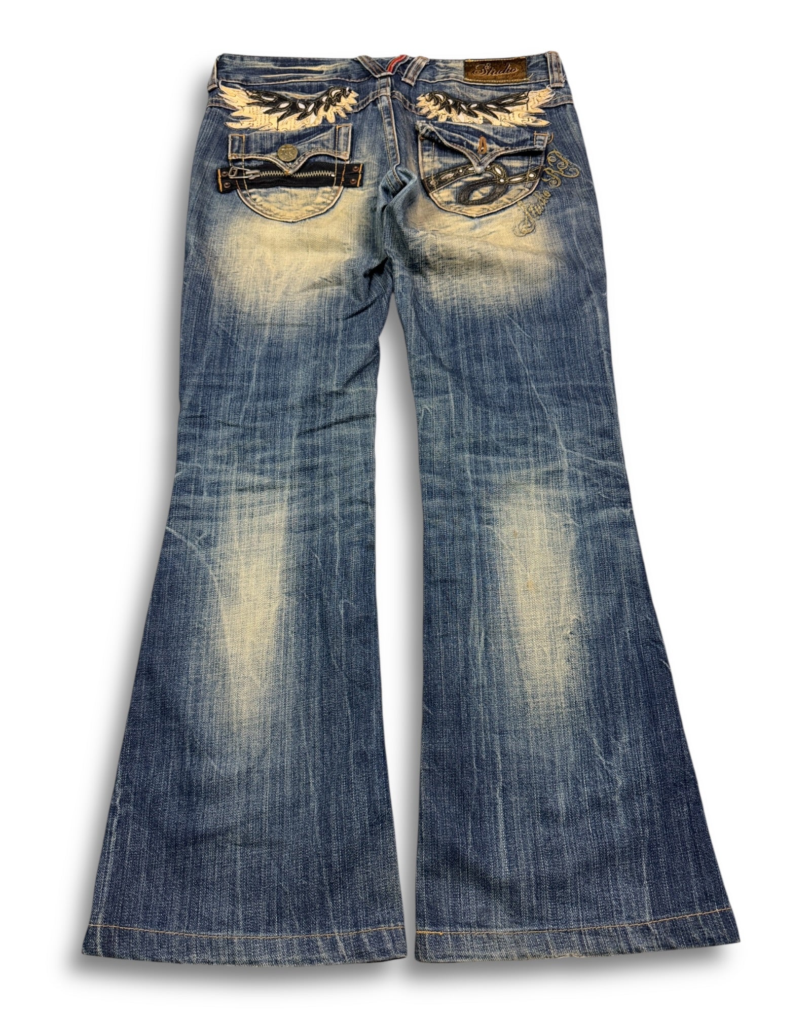 2000's Studio R.P. Low Waist/Bootcut Japanese Archive Jeans Women's *very rare 32x28 (M)