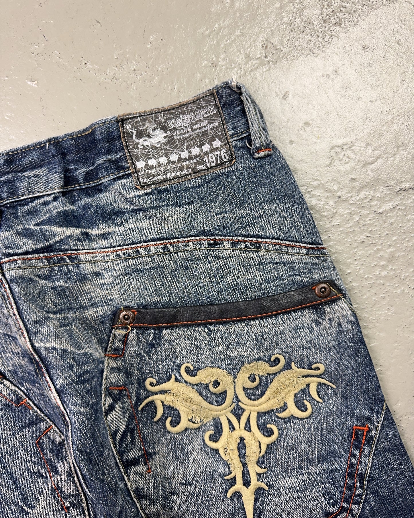 2000's Eightmun Japanese Archive Straight/Baggy Jeans *very rare 30x32 (M)