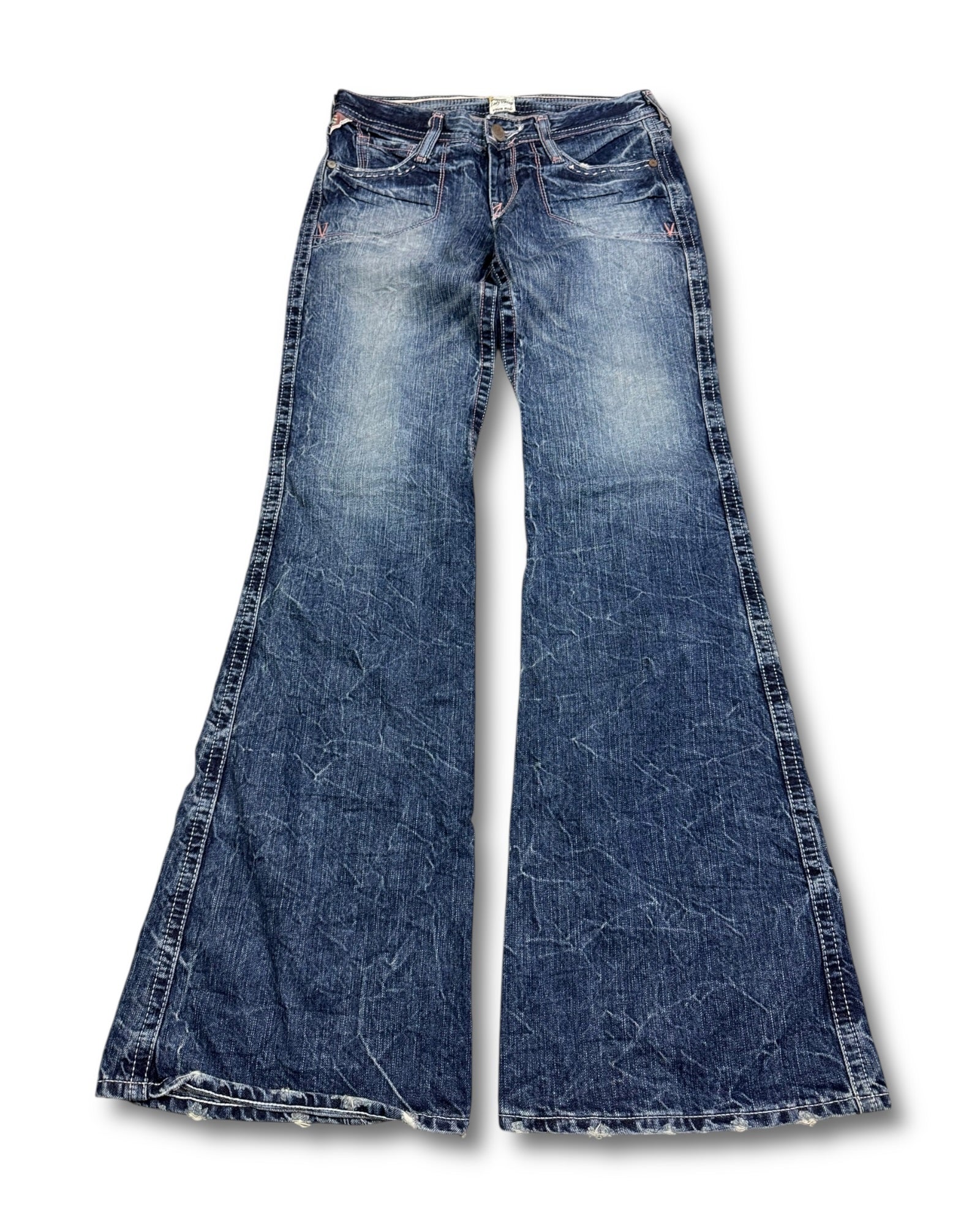 2000's Brappers Japanese Archive Low Waist/Flared Jeans Women's *very rare 29x30 (S)