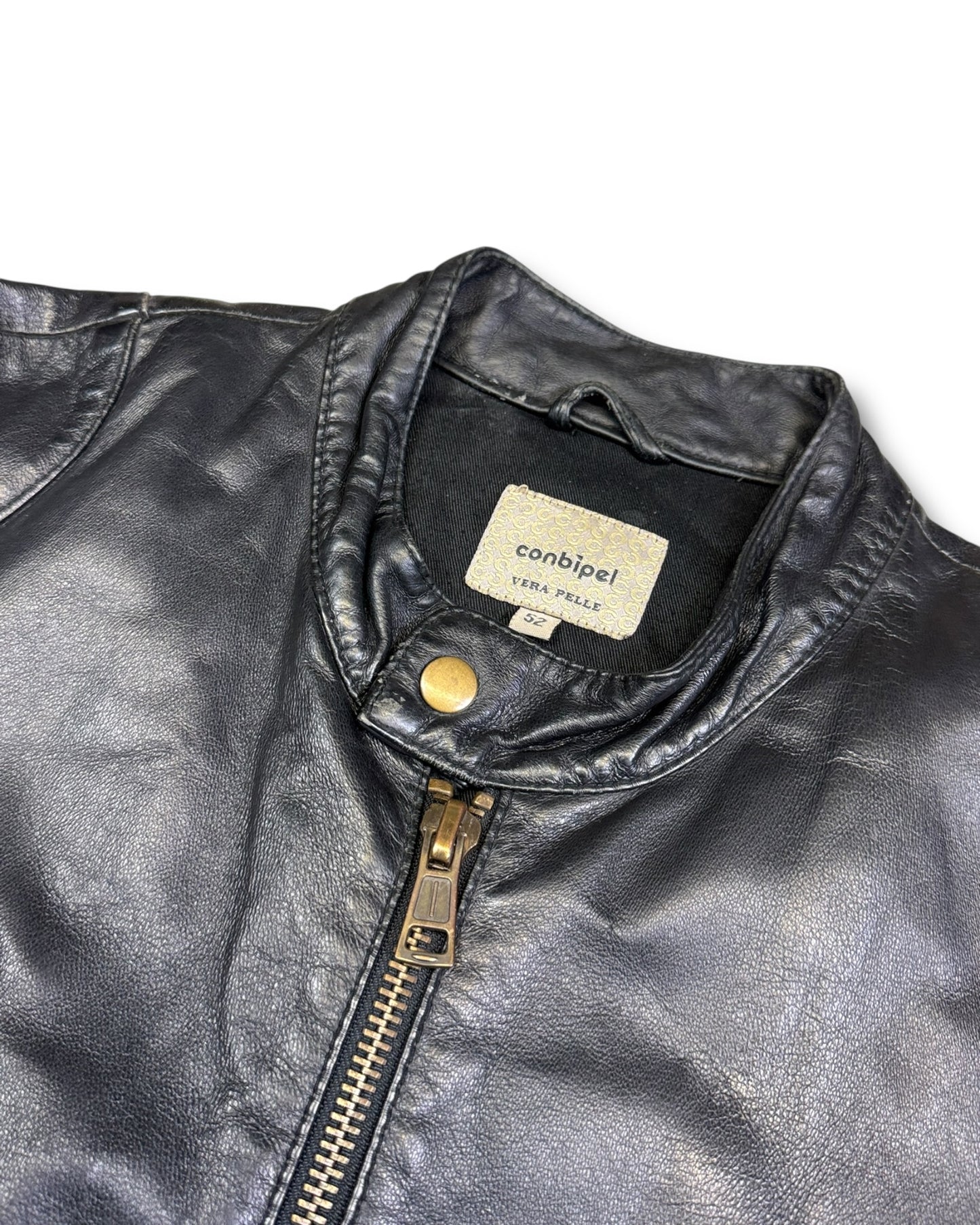 1990's Conbipel Leather Jacket *rare (L)