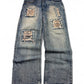 2000's Yellow Jucket King Japanese Archive Baggy Jeans *very rare 36x34 (XL)
