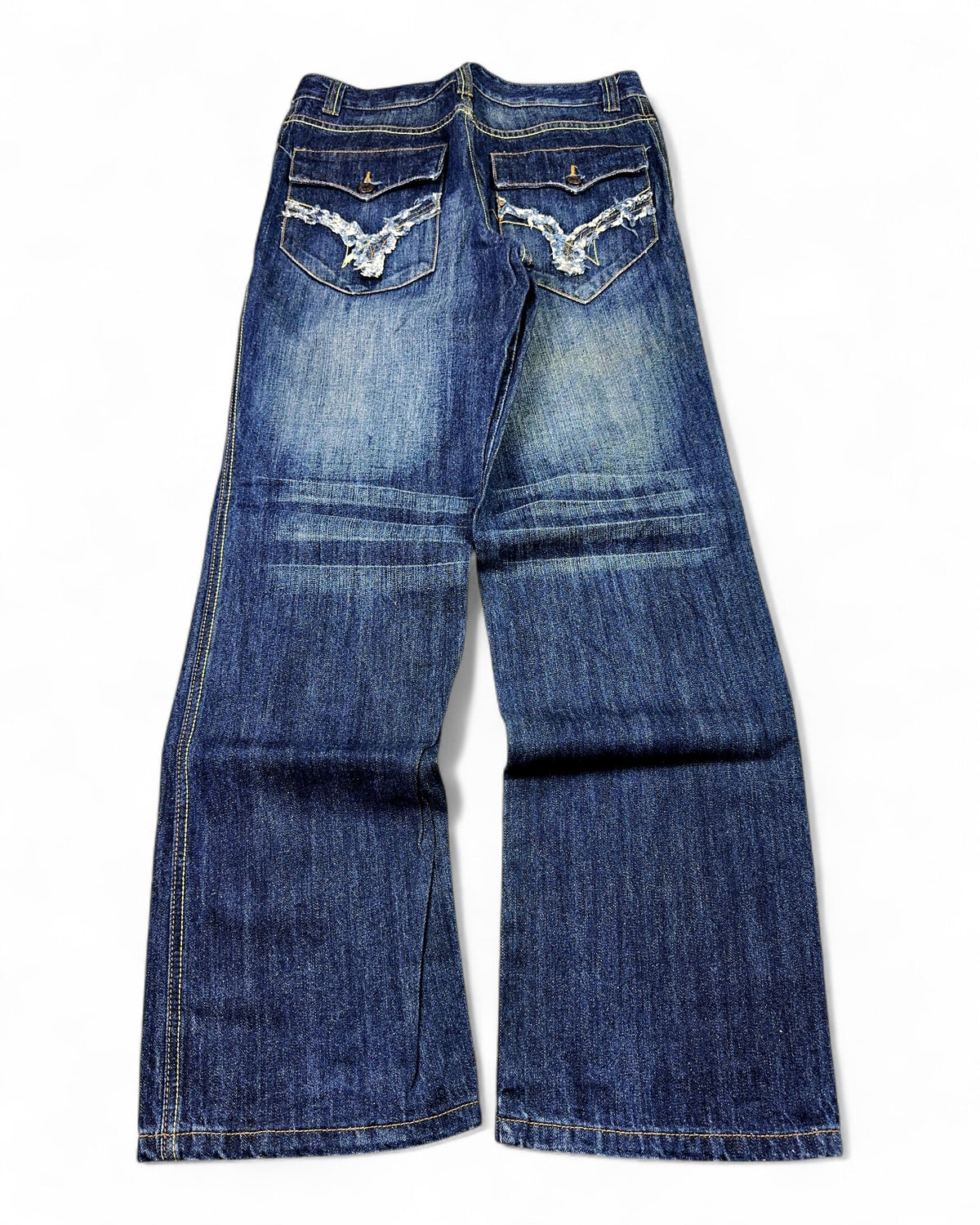 2000's Japanese Baggy/Bootcut Jeans *rare 32x32 (M)