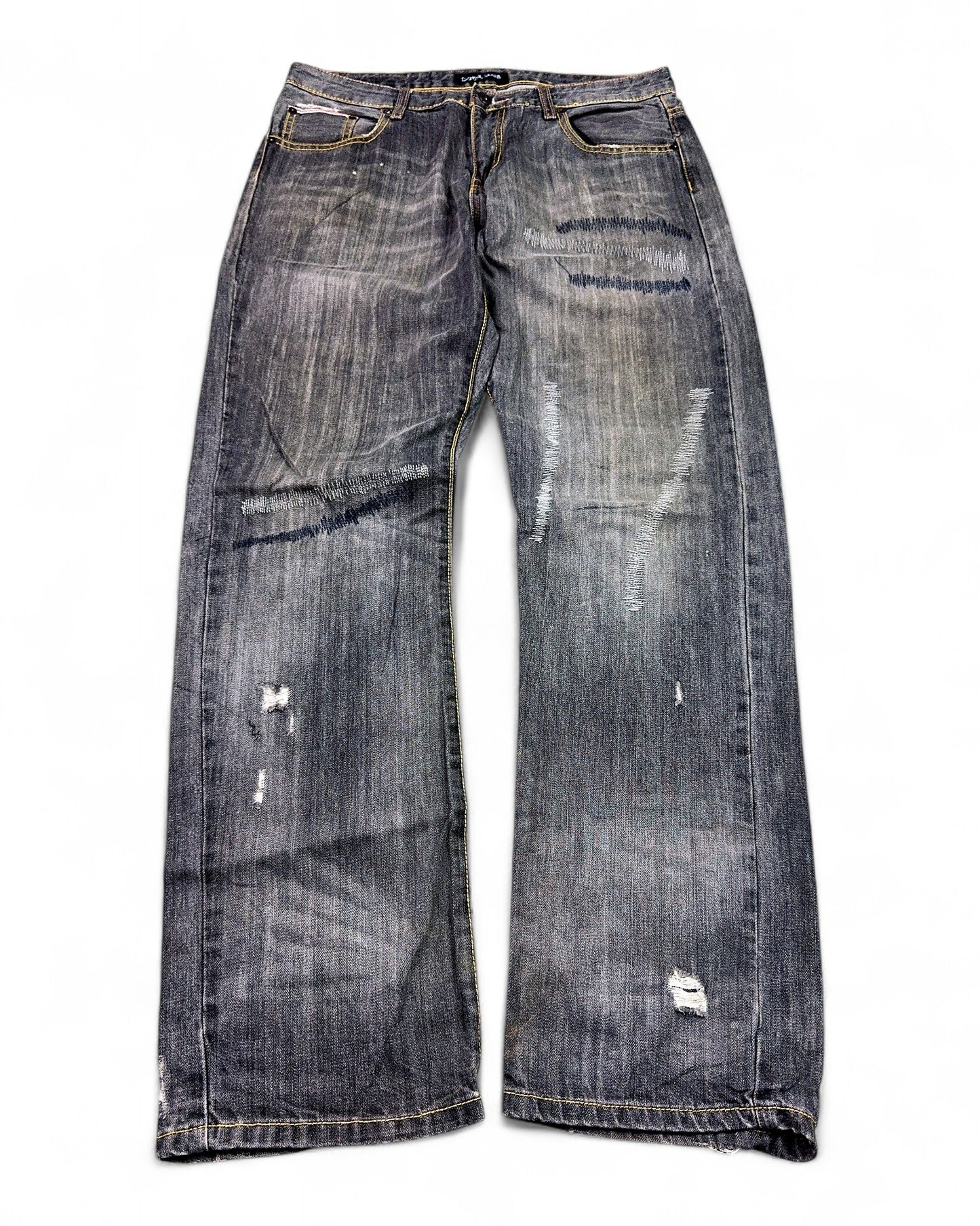 2000's Sondor Jeans Japanese Straight/Baggy Jeans *rare 34x32 (L)