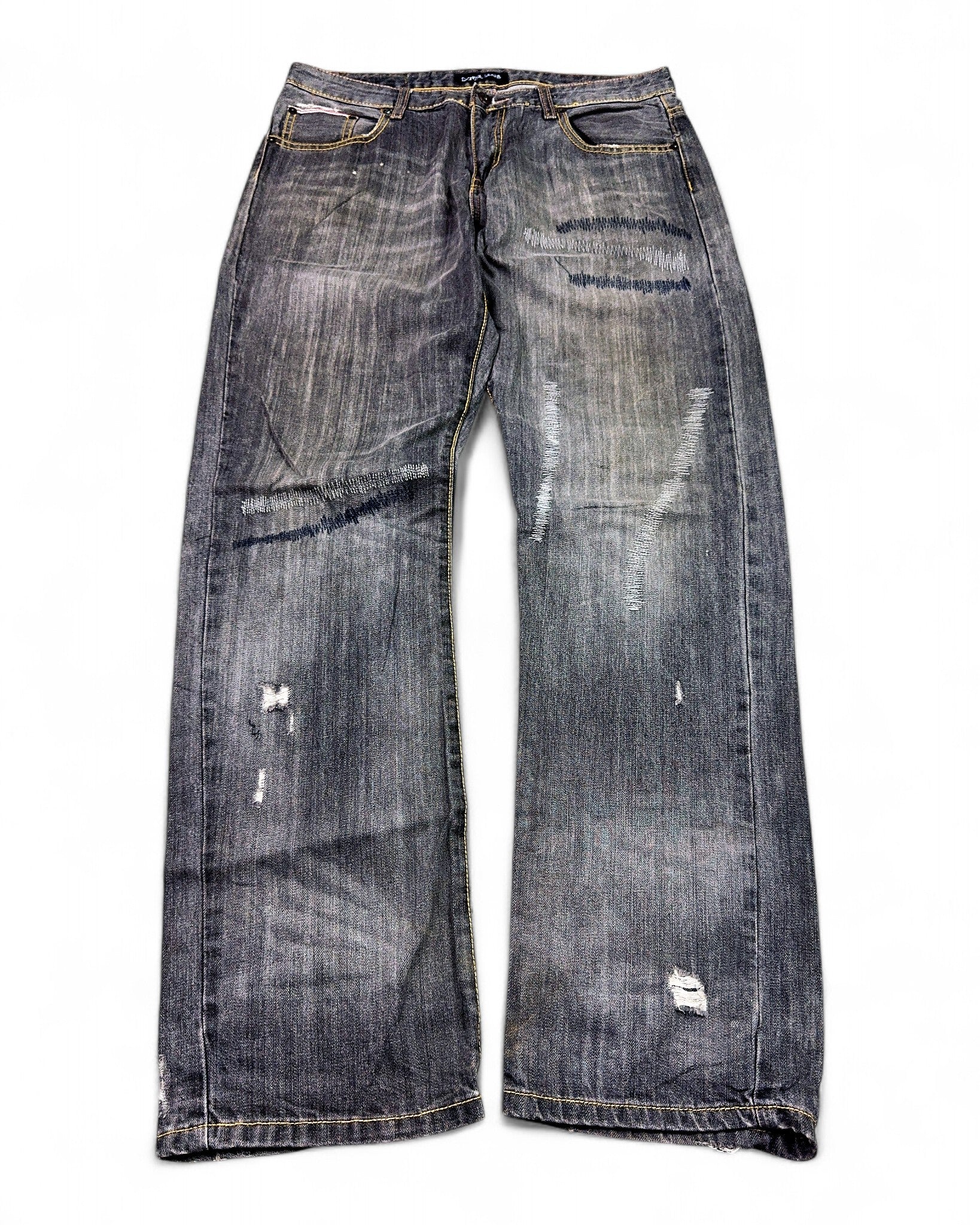 2000's Sondor Jeans Japanese Straight/Baggy Jeans *rare 34x32 (L)