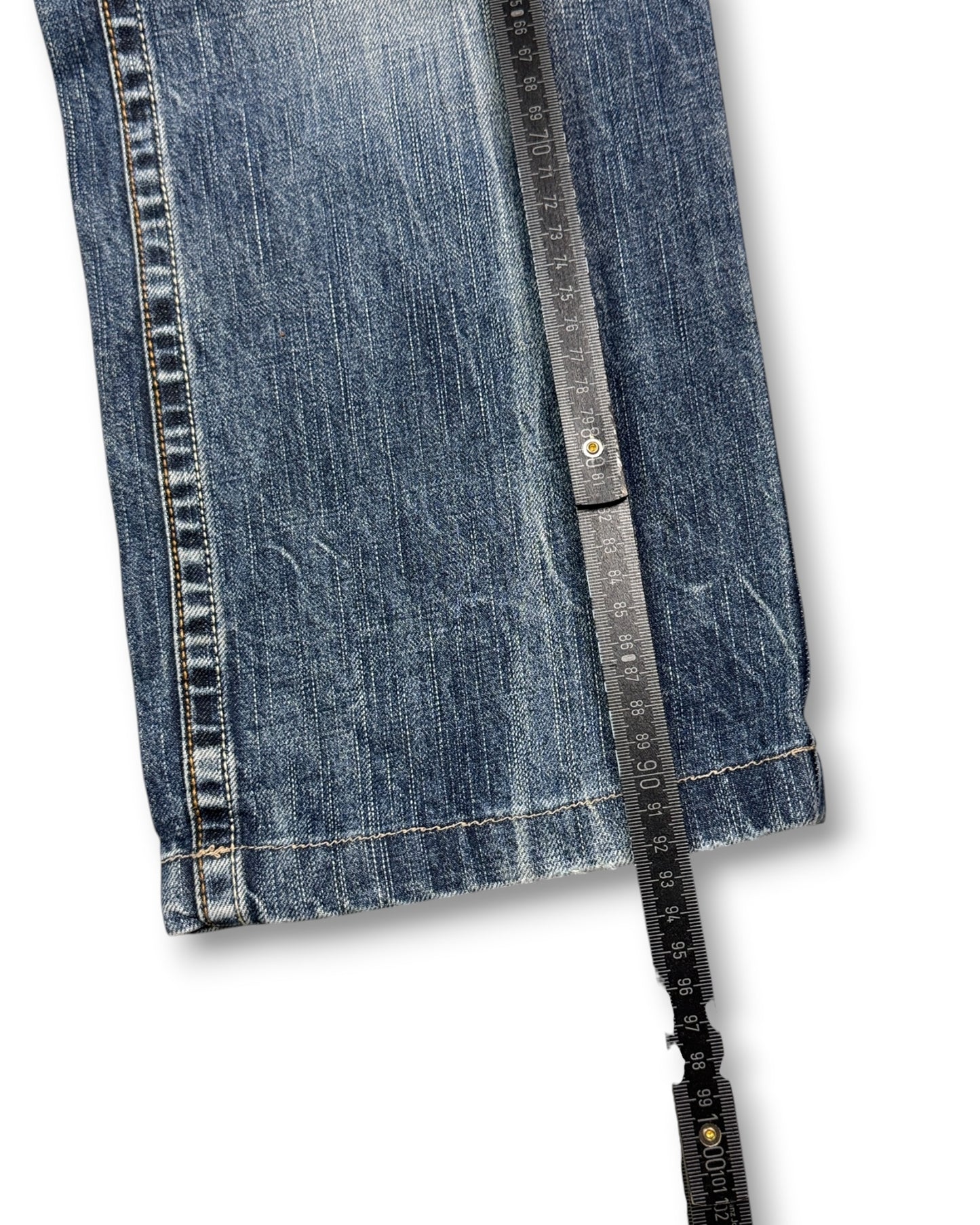 2000's Japanese Straight/Baggy Jeans Women's *rare 28x28 (S)