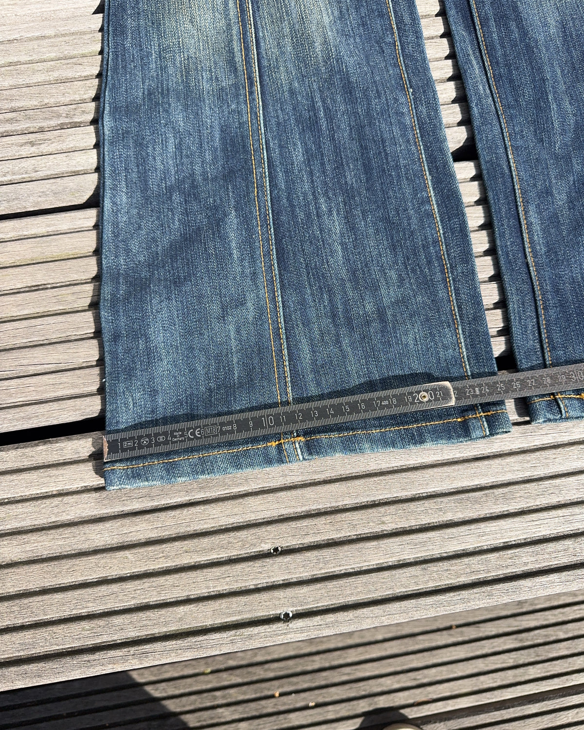 2000's Anigo Japanese Baggy/Bootcut Jeans *rare 33x34 (L)