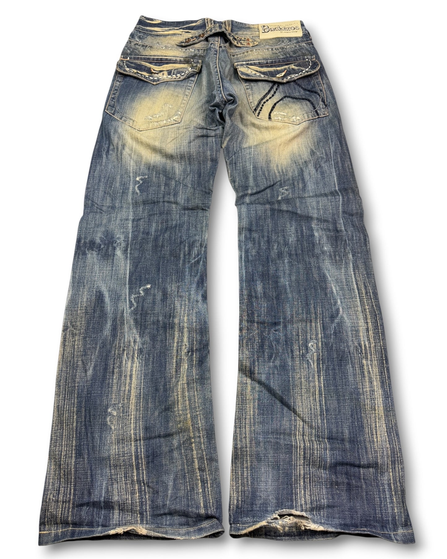 2000's Buckaroo Japanese Archive Baggy/Bootcut Jeans *very rare 32x32 (M)
