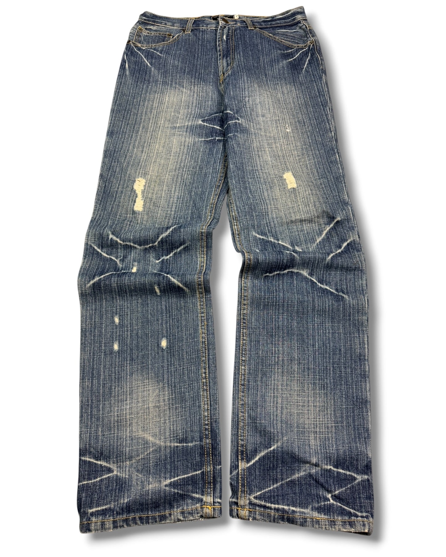 2000's Player Hip-hop Straight/Baggy Pants *rare 30x32 (M)
