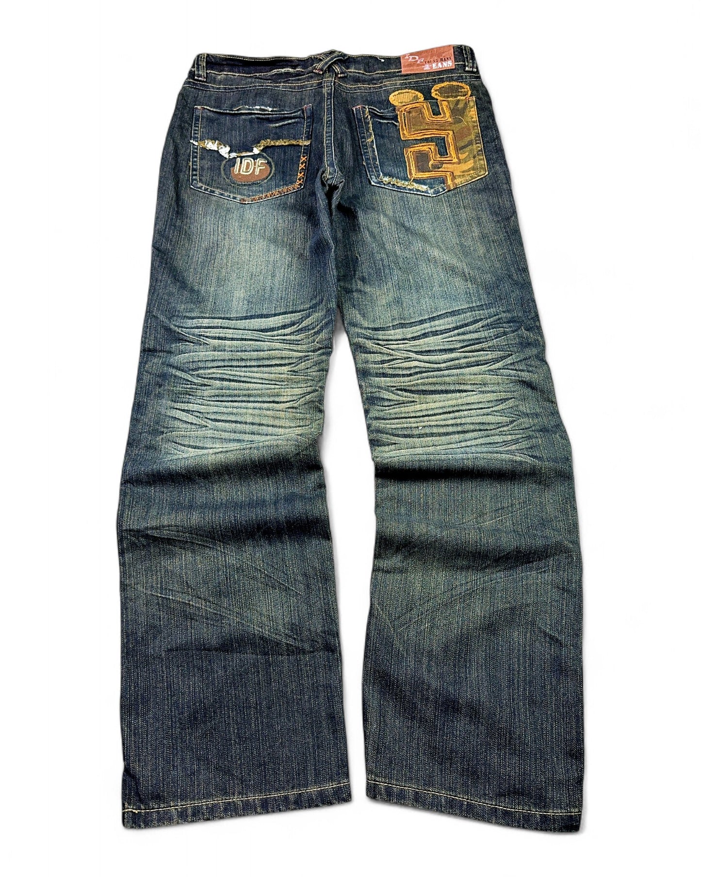 2000's Idf Straight/Baggy Jeans *rare 34x32 (L)