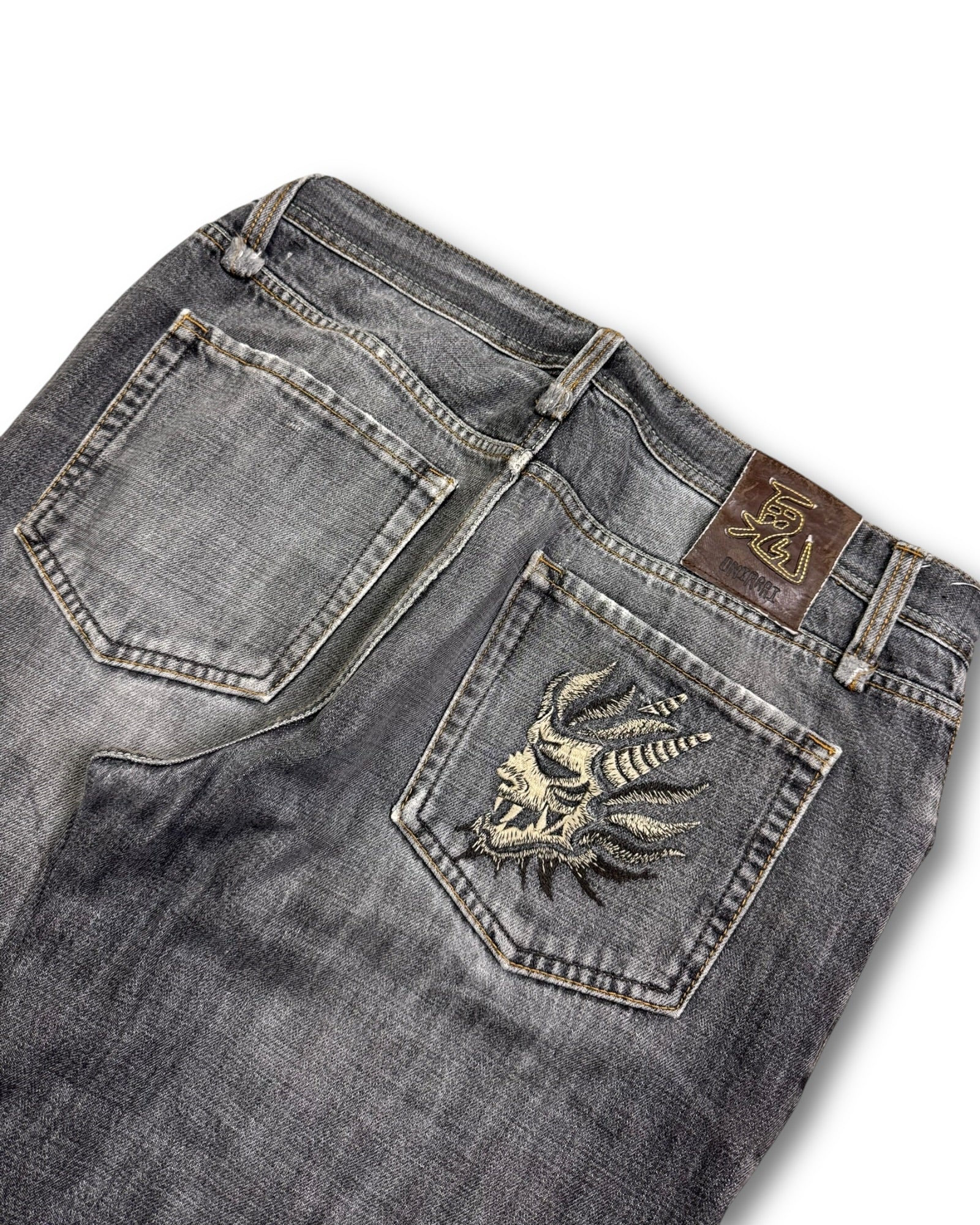 2000's Oniarai Baggy Japanese Jeans * 36x32 (XL)