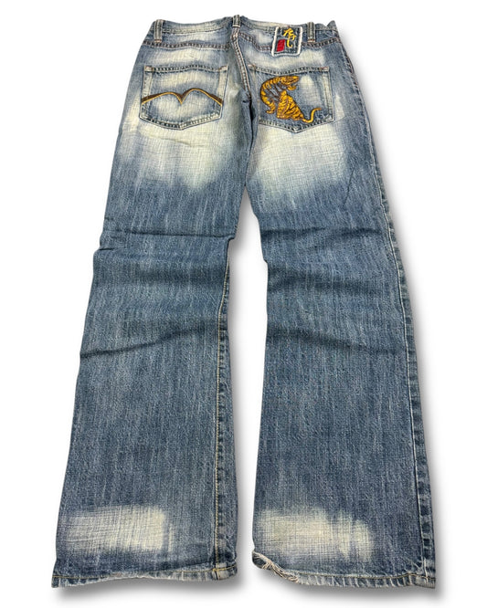 2000's Oniarai Nippon Japanese Straight Jeans *very rare 30x32 (M)