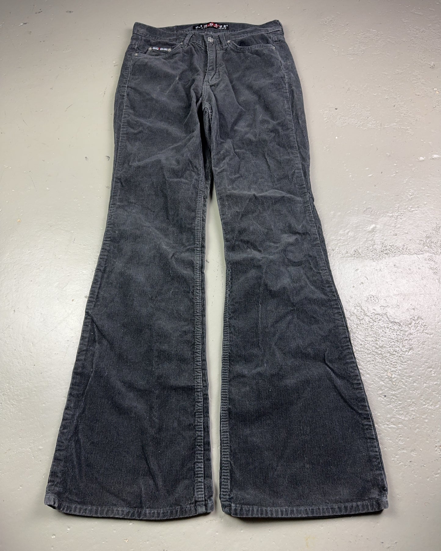 1990's Big Blue Bootcut Pants *very rare 30x34 (M)