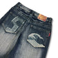2000's Sheng Yue Han Straight Japanese Style Jeans *rare 28x32 (S)