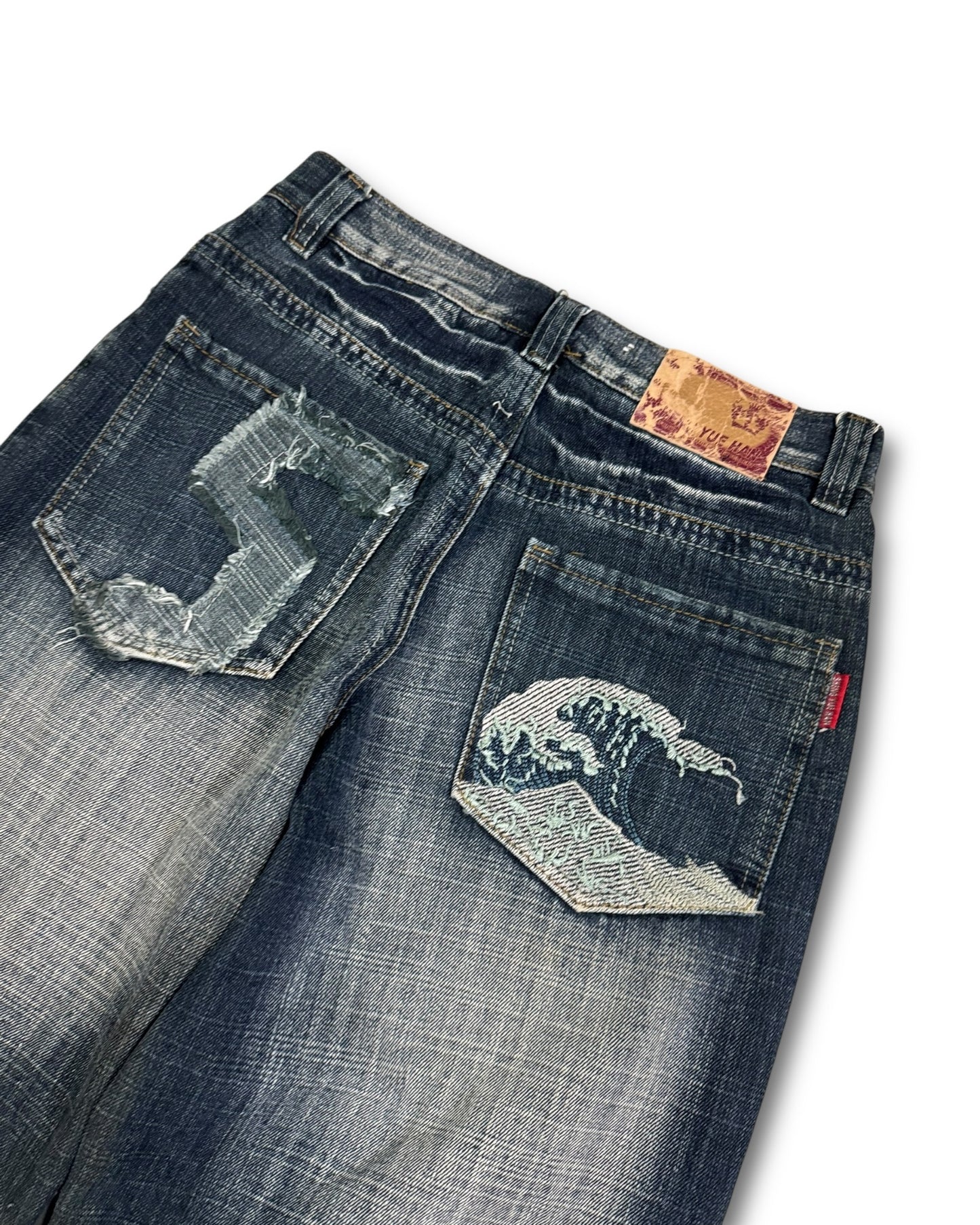 2000's Sheng Yue Han Straight Japanese Style Jeans *rare 28x32 (S)