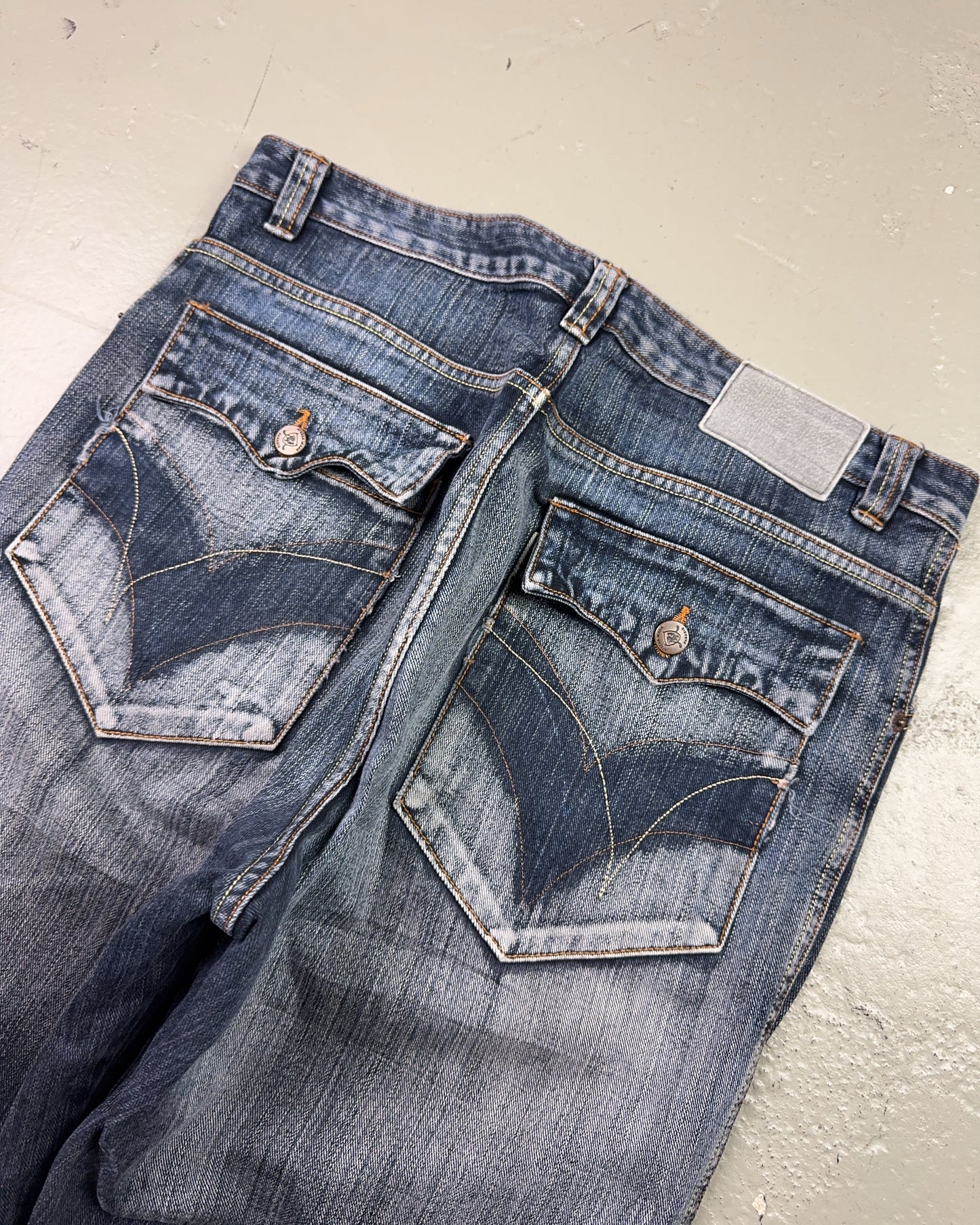 2000's Japanese Baggy Jeans *rare 34x34 (L)