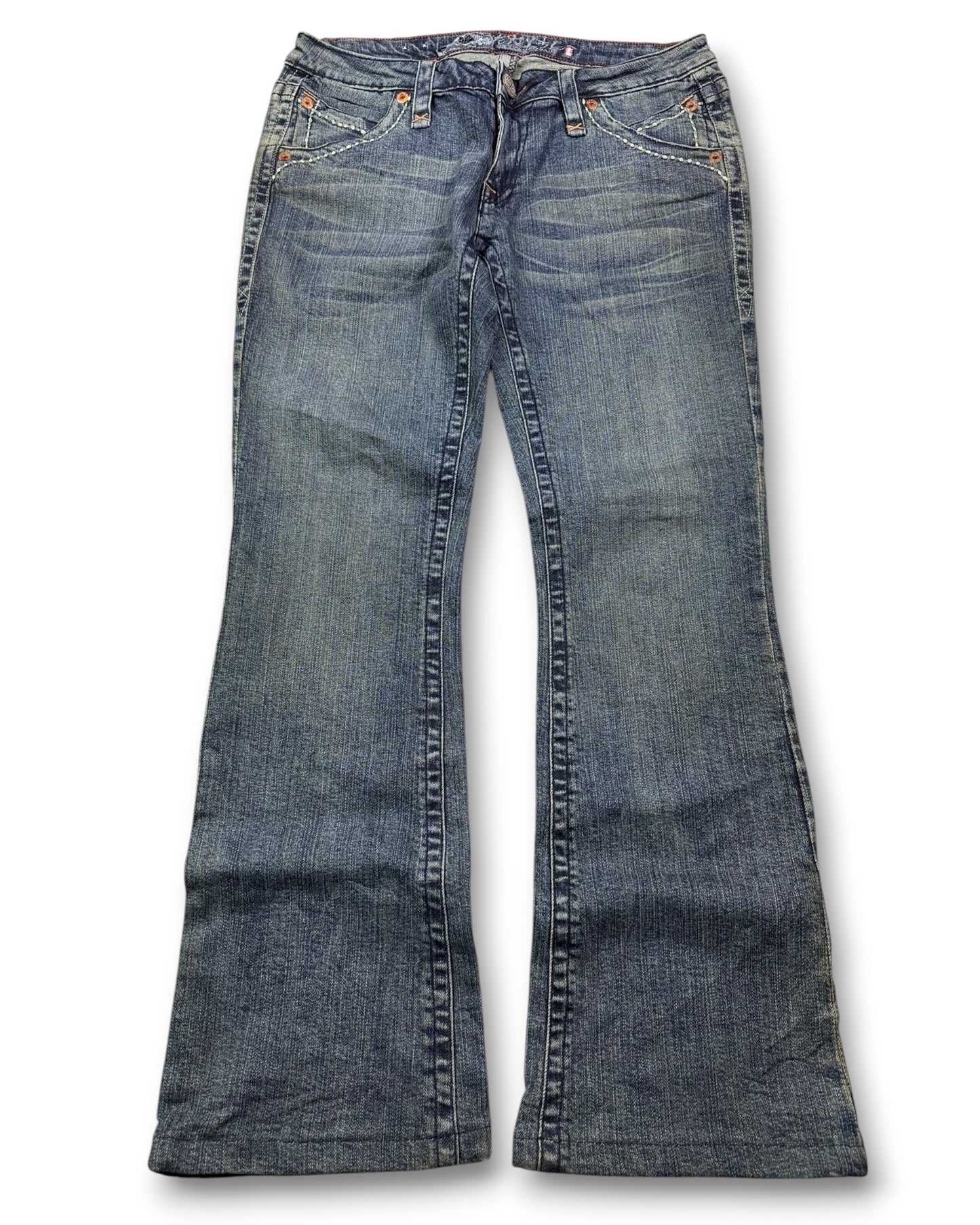 2000's Big Train Bootcut Japanese Jeans Women's *very rare 30x28 (M)