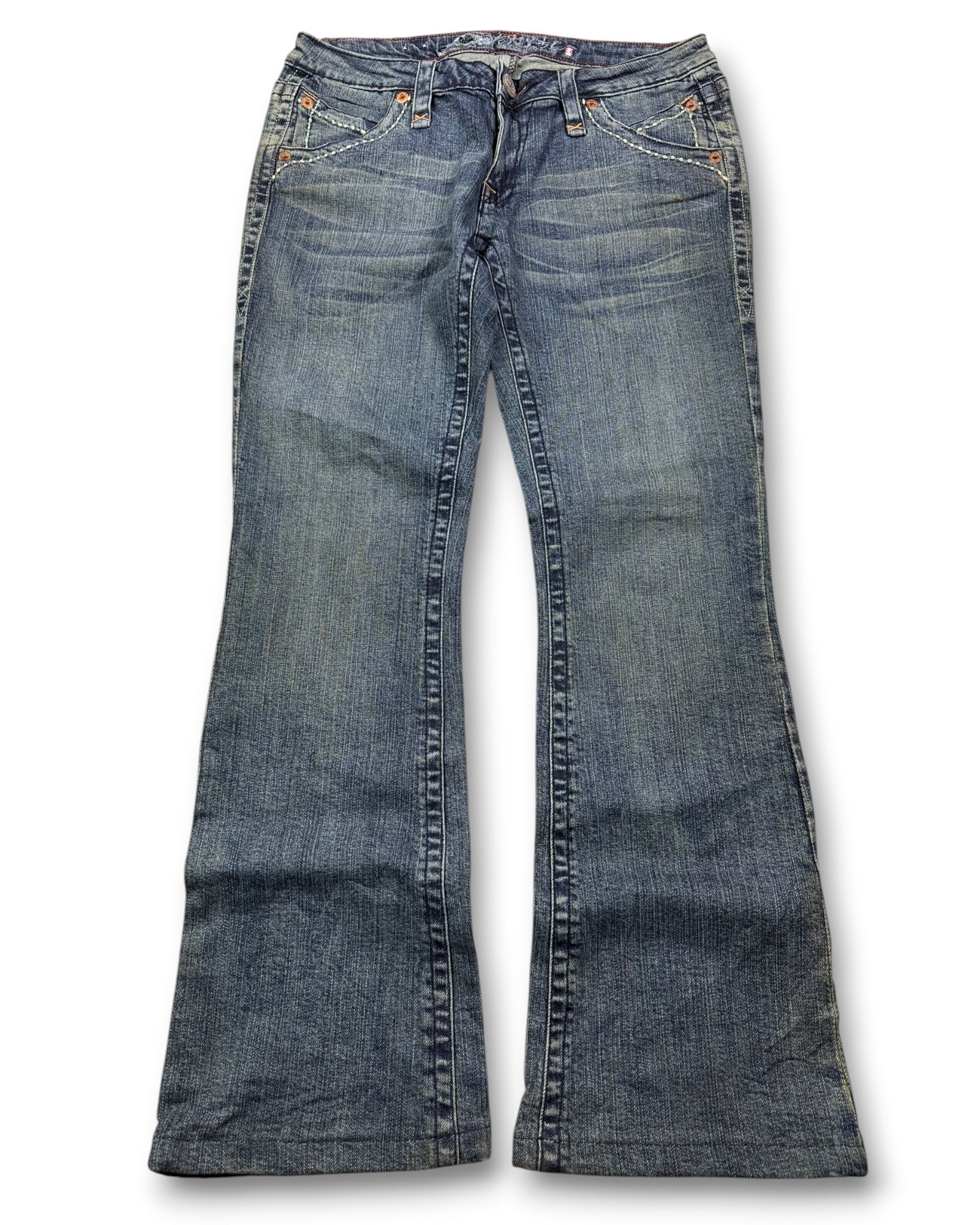 2000's Big Train Bootcut Japanese Jeans Women's *very rare 30x28 (M)