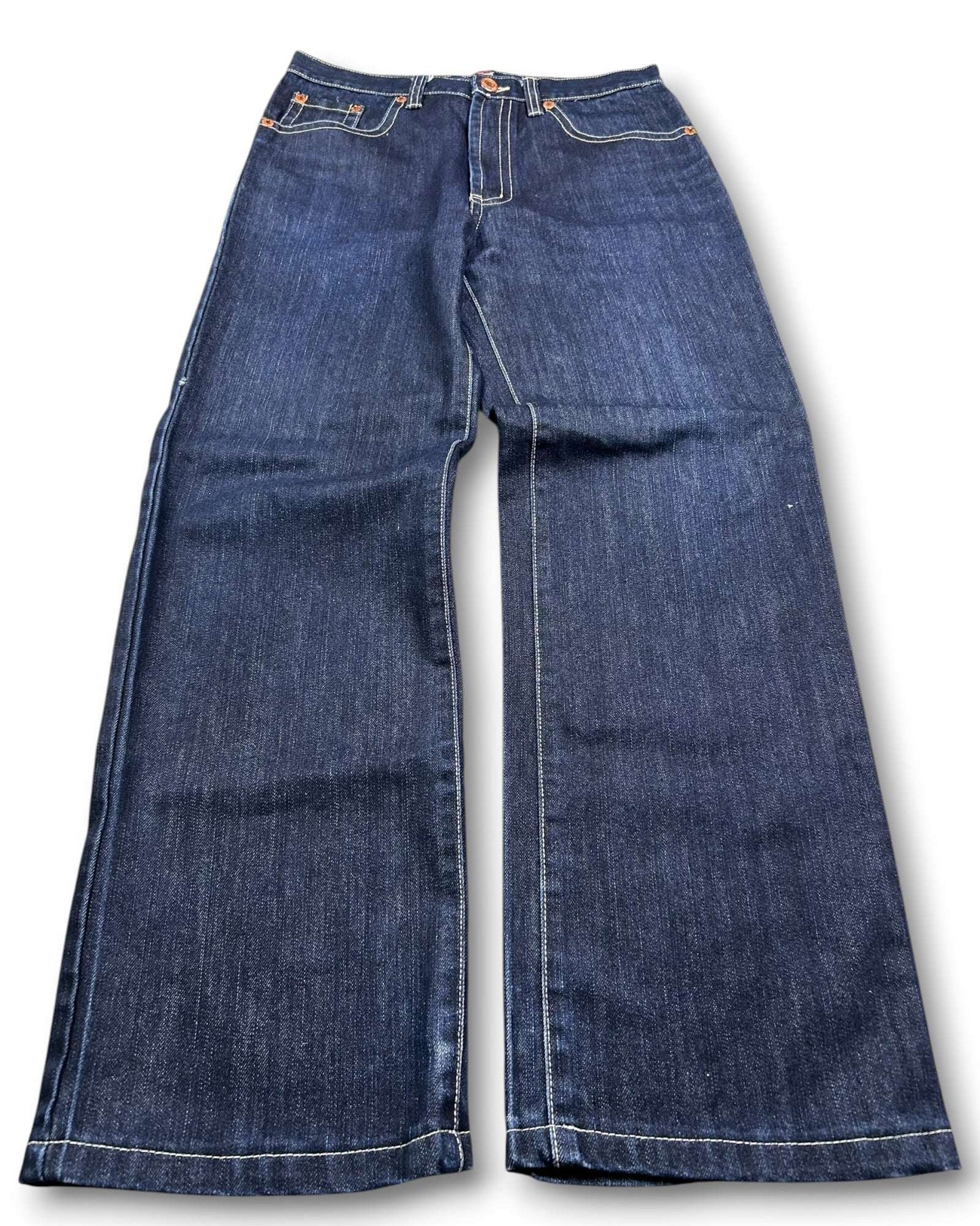 2000's Blue Way Jeans Baggy Japanese Jeans *rare 30x32 (M)