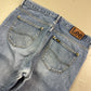 1990's Lee Straight/Baggy Jeans *rare 34x32 (L)