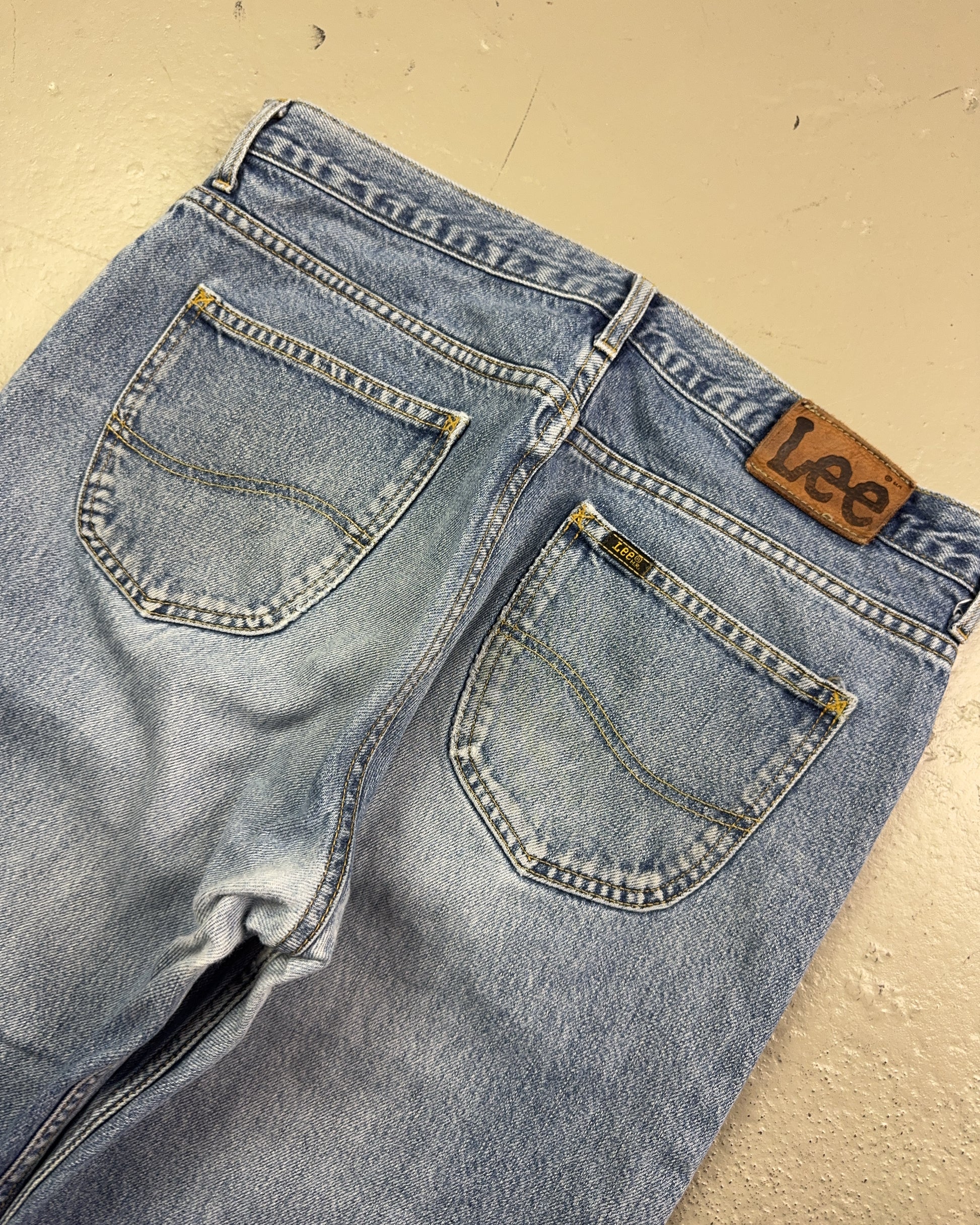 1990's Lee Straight/Baggy Jeans *rare 34x32 (L)